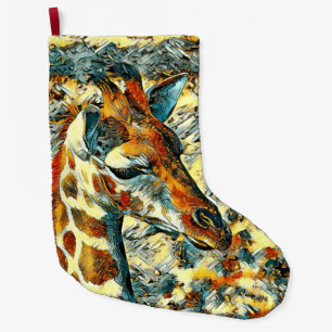 Meia De Natal Grande AnimalArt_Giraffe_002