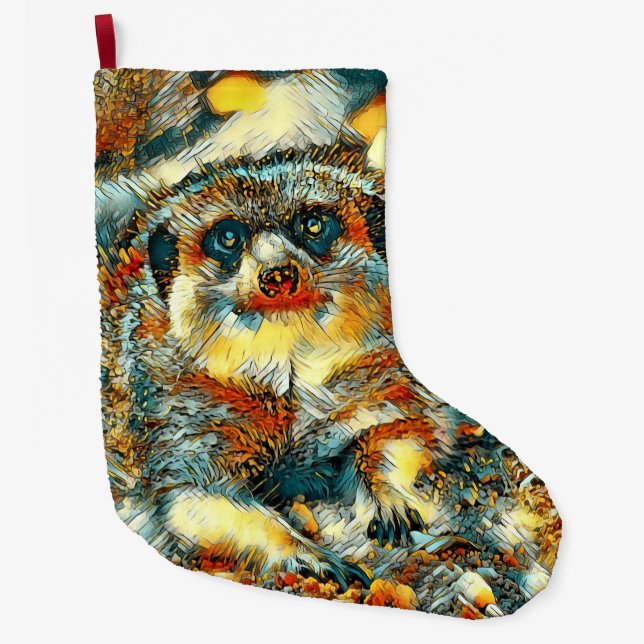 Meia De Natal Grande AnimalArt_Meerkat_003 (Frente)