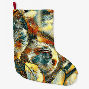 Meia De Natal Grande AnimalArt_Sloth_001