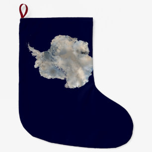 Meia De Natal Grande Antártica (Imagem Azul Marble da NASA)