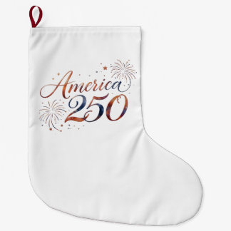 Meia De Natal Grande Arte da Celebração Comemorativa América 250 – 250º