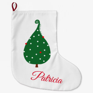 Meia De Natal Grande Árvore de natal de spruce decorada