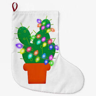 Meia De Natal Grande árvore de natal do cacto