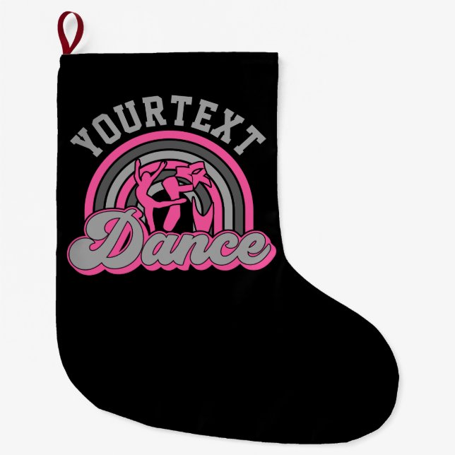 Meia De Natal Grande Balé Dancer ADD TEXT Classic Dance Executor (Frente)