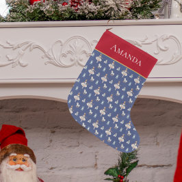 Meia De Natal Grande Ballerina Pattern - Festa de Natal Bonita