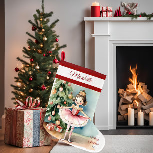 Meia De Natal Grande Ballerina Princess Christmas Stocks