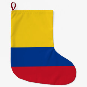 Meia De Natal Grande Bandeira da Colômbia