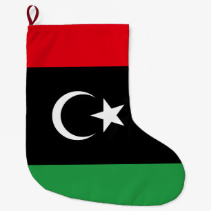 Meia De Natal Grande Bandeira da Líbia