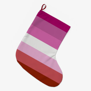 Meia De Natal Grande Bandeira do Orgulho Lésbico (Origem)