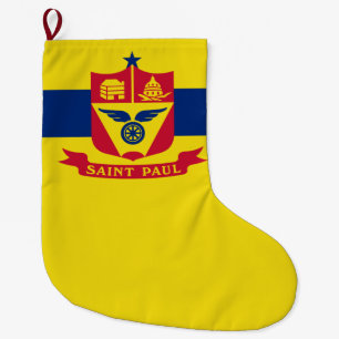 Meia De Natal Grande Bandeira do Santo Paul (Minnesota)