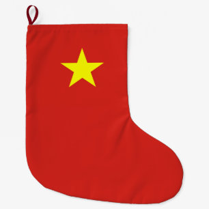 Meia De Natal Grande Bandeira do Vietname