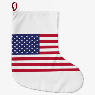 Meia De Natal Grande Bandeira dos Estados Unidos da América