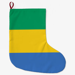 Meia De Natal Grande Bandeira Gabonesa (Gabão)