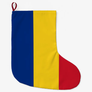 Meia De Natal Grande Bandeira romena (Romênia)