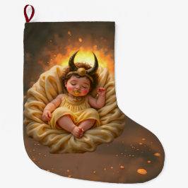 Meia De Natal Grande Bebê Isis Adormecida – Deusa da Luz.
