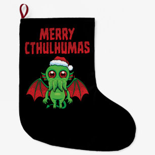 Meia De Natal Grande Boas Festas Cthulhumas