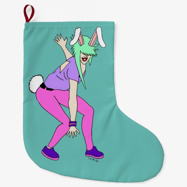 Meia De Natal Grande bobina (Frente)