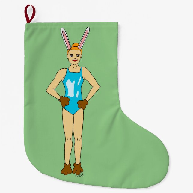 Meia De Natal Grande bobina (Frente)