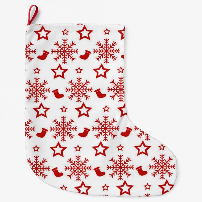Meia De Natal Grande Boca de Natal (Frente)