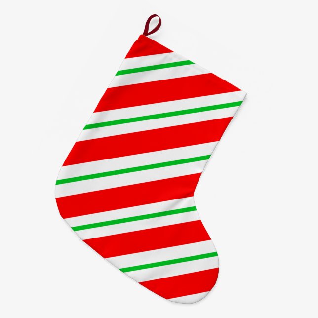 Meia De Natal Grande Boca de Natal (Frente (Pendurada))