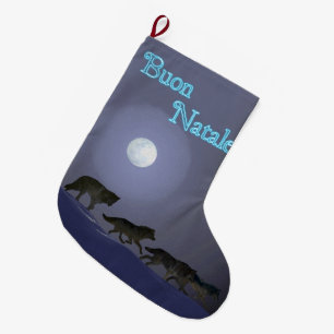 Meia De Natal Grande Buon Natale - Wolf Pack