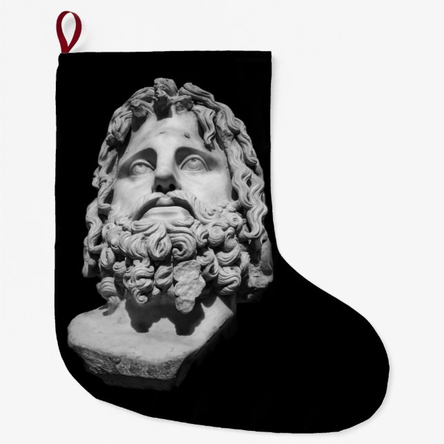 Meia De Natal Grande Busto Greco Romano (Frente)