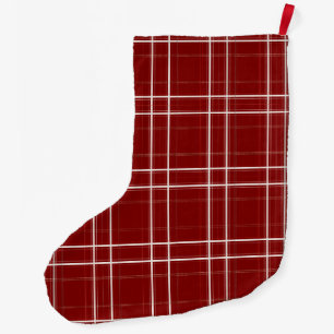 Meia De Natal Grande Caban Classic Xadrez Caban Premium 