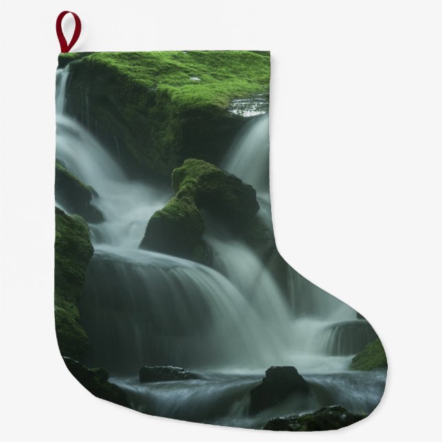 Meia De Natal Grande Calando cachoeira (Frente)