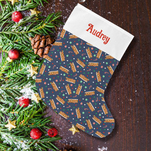 Meia De Natal Grande Câper de Gingerpão RV Classe C Personalizado