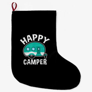 Meia De Natal Grande Caravana de Camping Feliz Carro Caravana Férias En