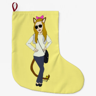 Meia De Natal Grande catadora