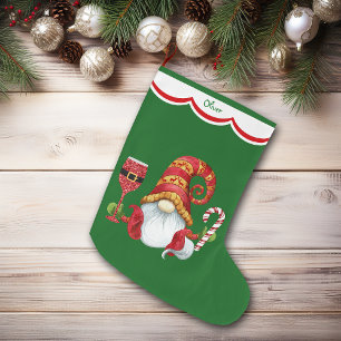 Meia De Natal Grande Chapéu de Papai Noel Engraçado Gnome