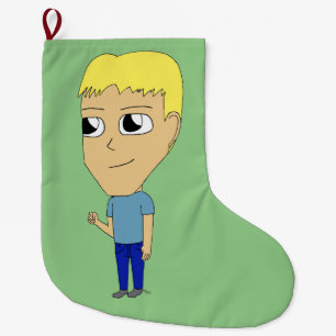 Meia De Natal Grande chibi