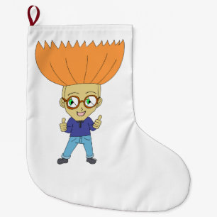 Meia De Natal Grande chibi
