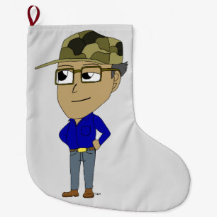Meia De Natal Grande chibi
