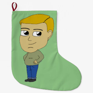 Meia De Natal Grande chibi