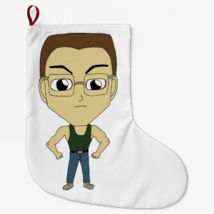 Meia De Natal Grande chibi
