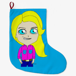 Meia De Natal Grande chibi