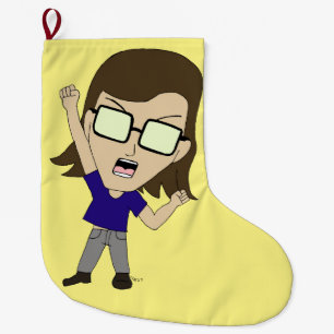 Meia De Natal Grande Chibi Sonic_Zeph