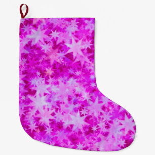 Meia De Natal Grande Christmas Celestial Bloom
