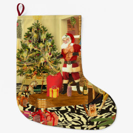 Meia De Natal Grande Christmas Chippendale