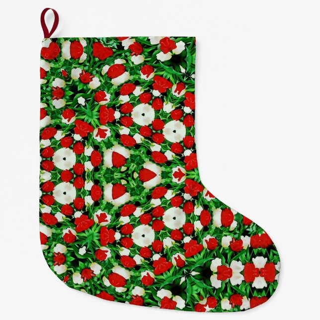 Meia De Natal Grande Christmas Stocking (Frente)
