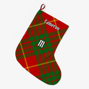 Meia De Natal Grande Clan Cameron Tartan