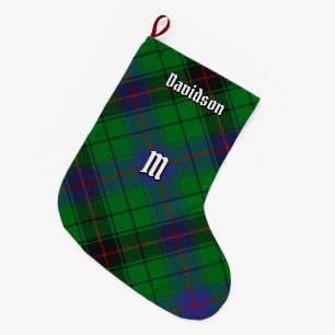 Meia De Natal Grande Clan Davidson Tartan