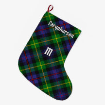 Clan Farquharson Tartan Christmas Stocks