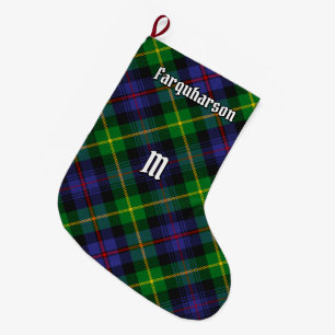 Meia De Natal Grande Clan Farquharson Tartan Christmas Stocks