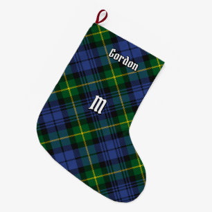 Meia De Natal Grande Clan Gordon Tartan Christmas Stocks