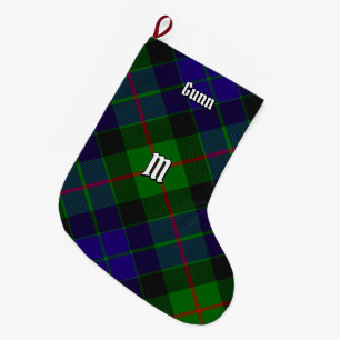 Meia De Natal Grande Clan Gunn Tartan Christmas Stocks