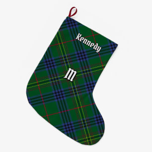 Meia De Natal Grande Clan Kennedy Tartan