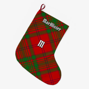 Meia De Natal Grande Clan MacAlister de Glenbarr Tartan